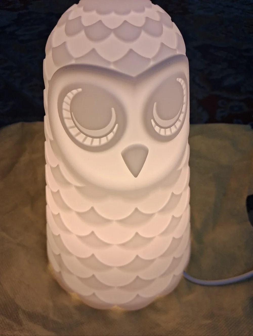 IKEA White Owl Night Light Accent Lamp